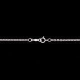 Ski Museum Snowflake and Skis Pendant With 18" Chain, Sterling Silver