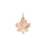 Sugar Maple Leaf Charm, 14K Yellow Gold