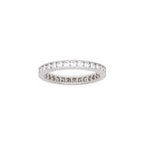 Platinum Diamond Channel Set Eternity Band