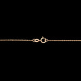 Calais Snowflake Pendant With 18" Chain, 14K Yellow Gold