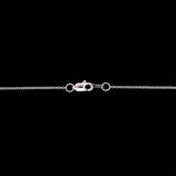 Essex Large Diamond Snowflake With 18" Chain, 14K White Gold