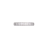 Custom Platinum Round Brilliant Cut Diamond Eternity Band