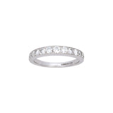 18K White Gold Fifteen Graduated Diamond Band