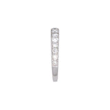 18K White Gold Fifteen Graduated Diamond Band