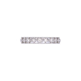 18K White Gold Fancy Diamond Band