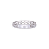 18K White Gold Fancy Diamond Band