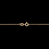 Manchester Snowflake Pendant With 18" Chain, 14K Yellow Gold