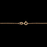 Richmond Diamond Snowflake Pendant With 18" Chain, 14K Yellow Gold