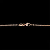 Custom 18K Yellow Gold Old Mine Cut Diamond Snowflake Pendant And 20 Inch Graduating Diamond Station Chain With Jump Ring At 18 Inches