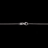 Warren Small Diamond Snowflake Pendant With 18 Inch Chain, 14K White Gold