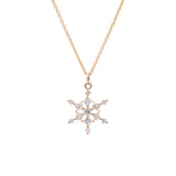 Warren Diamond Snowflake Pendant, 14K Yellow Gold