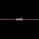 Warren Small Diamond Snowflake Pendant With 18 Inch Chain, 14K Yellow Gold