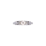 18K White Gold Diamond Ring