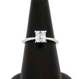 Platinum Emerald Cut Diamond Ring