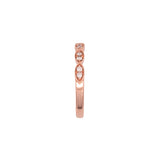 14K Rose Gold Diamond Ring