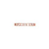 14K Rose Gold Prong Set Diamond Ring