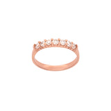 14K Rose Gold Prong Set Diamond Ring