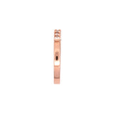 14K Rose Gold Prong Set Diamond Ring