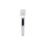 Platinum European Cut Diamond Diamond Ring