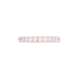 14K Yellow Gold Diamond Line Ring