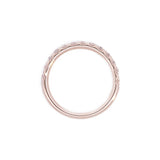 14K Yellow Gold Diamond Line Ring