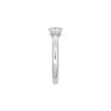 Platinum Bezel Set Diamond Ring