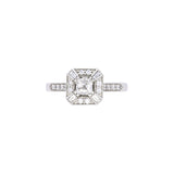 18K White Gold Diamond Ring