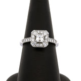 18K White Gold Diamond Ring