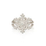 Waterbury Diamond Snowflake Ring, 14K White Gold