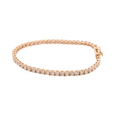 14K Yellow Gold 5.00ctw Diamond Line Bracelet