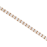 14K Yellow Gold 5.00ctw Diamond Line Bracelet