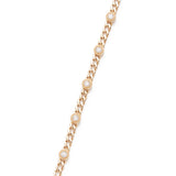 14K Yellow Gold Link Bezel Set