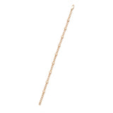 14K Yellow Gold Link Bezel Set