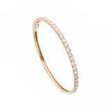 14K Yellow Gold 3.50ctw Diamond Bangle Bracelet