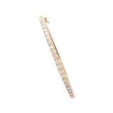 14K Yellow Gold 3.50ctw Diamond Bangle Bracelet