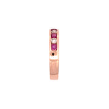 14K Yellow Gold Ruby And Diamond Ring