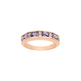 14K Yellow Gold Tanzanite And Diamond Ring