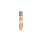 14K Yellow Gold Tanzanite And Diamond Ring