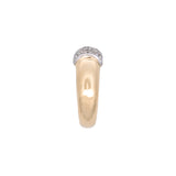 18K Yellow Gold And Platinum Mounting Diamond Ring