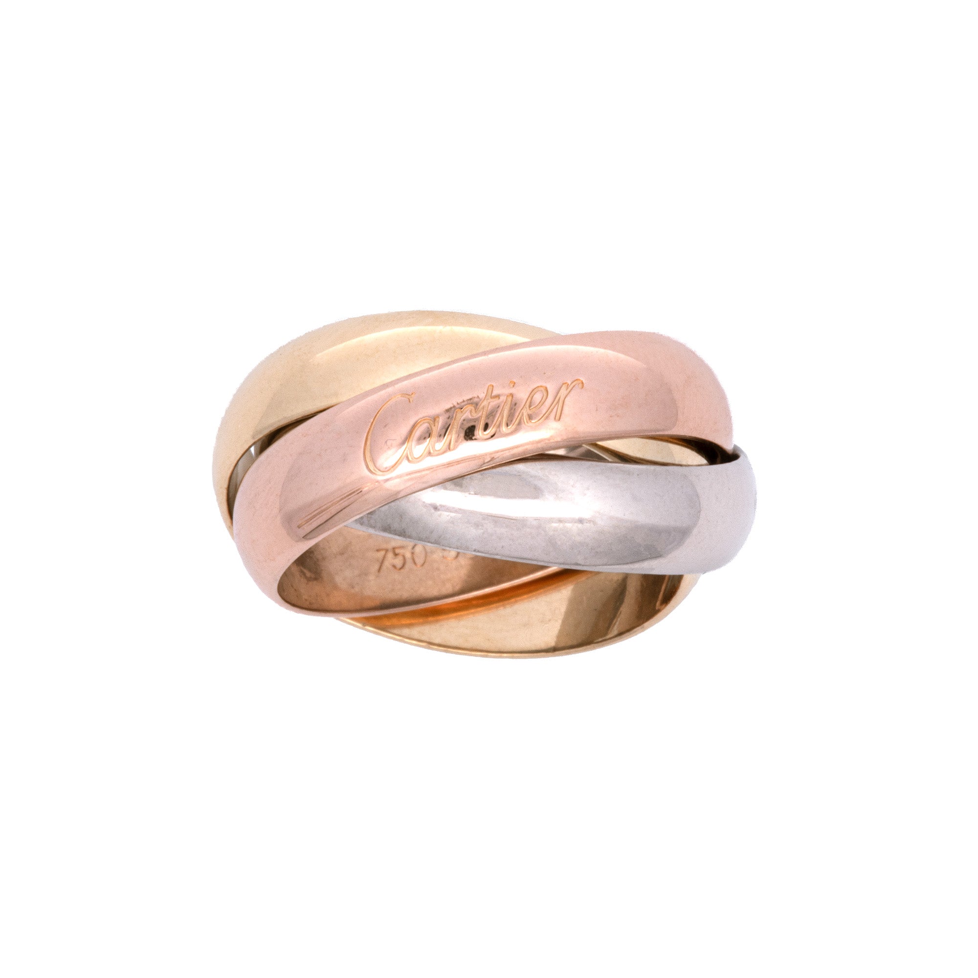 Cartier tri outlet color wedding band