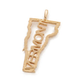 Vermont Bold Pendant, 14K Yellow Gold
