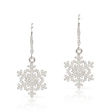 Waterbury Diamond Drop Earrings With Leverbacks, 14K White Gold