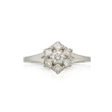 Burlington Diamond Snowflake Ring, 14K White Gold