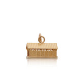 Emily's Covered Bridge - Stowe Charm, 14K Yellow Gold