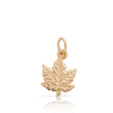 Medium Maple Leaf Charm, 14K Yellow Gold