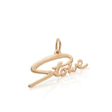 Stowe Logo Charm, 14K Yellow Gold