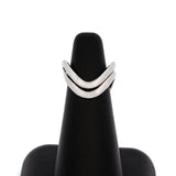 Sterling Silver Slalom Ring