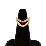 14K Yellow Gold Slalom Ring