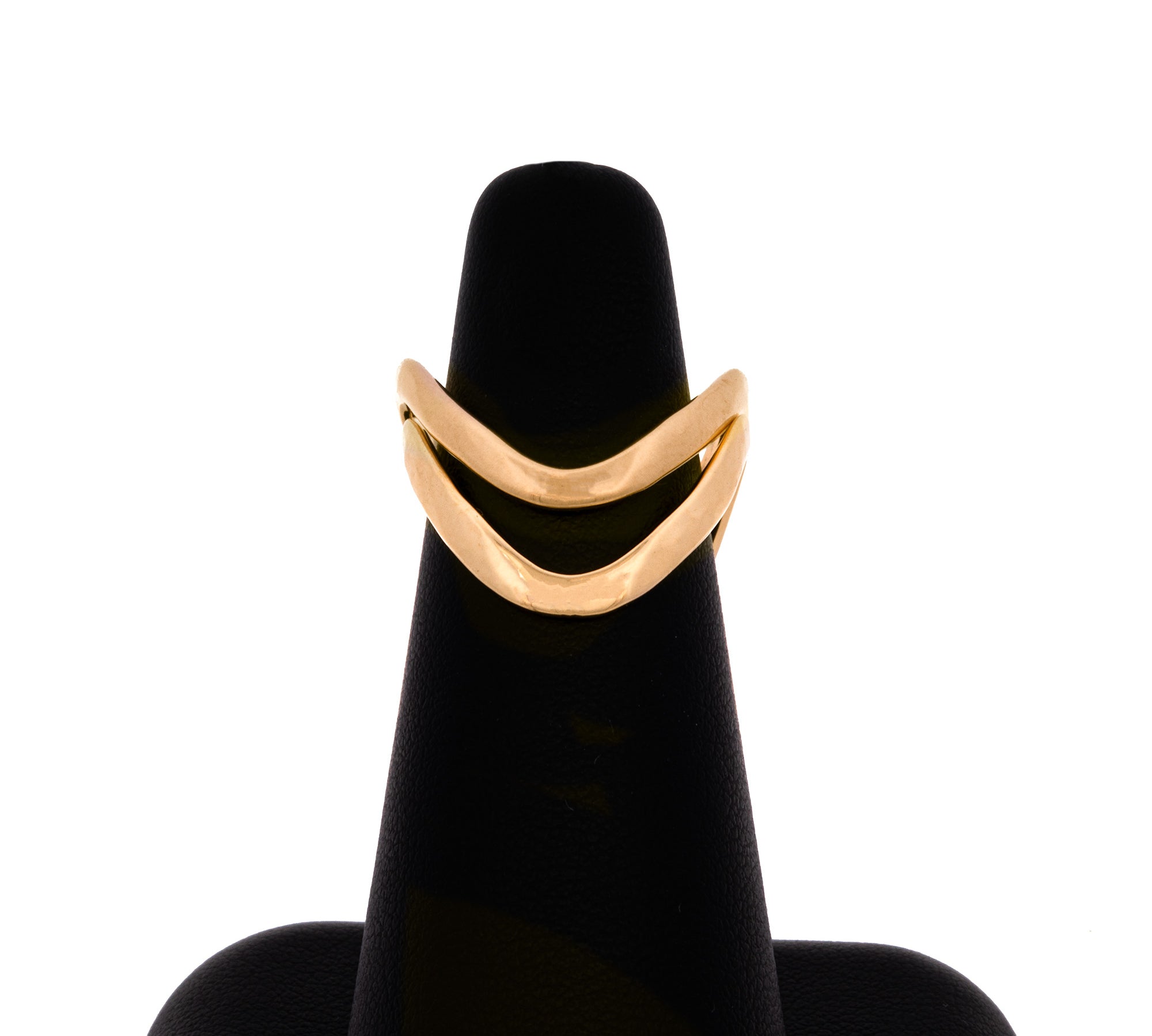 14K Yellow Gold Slalom Ring